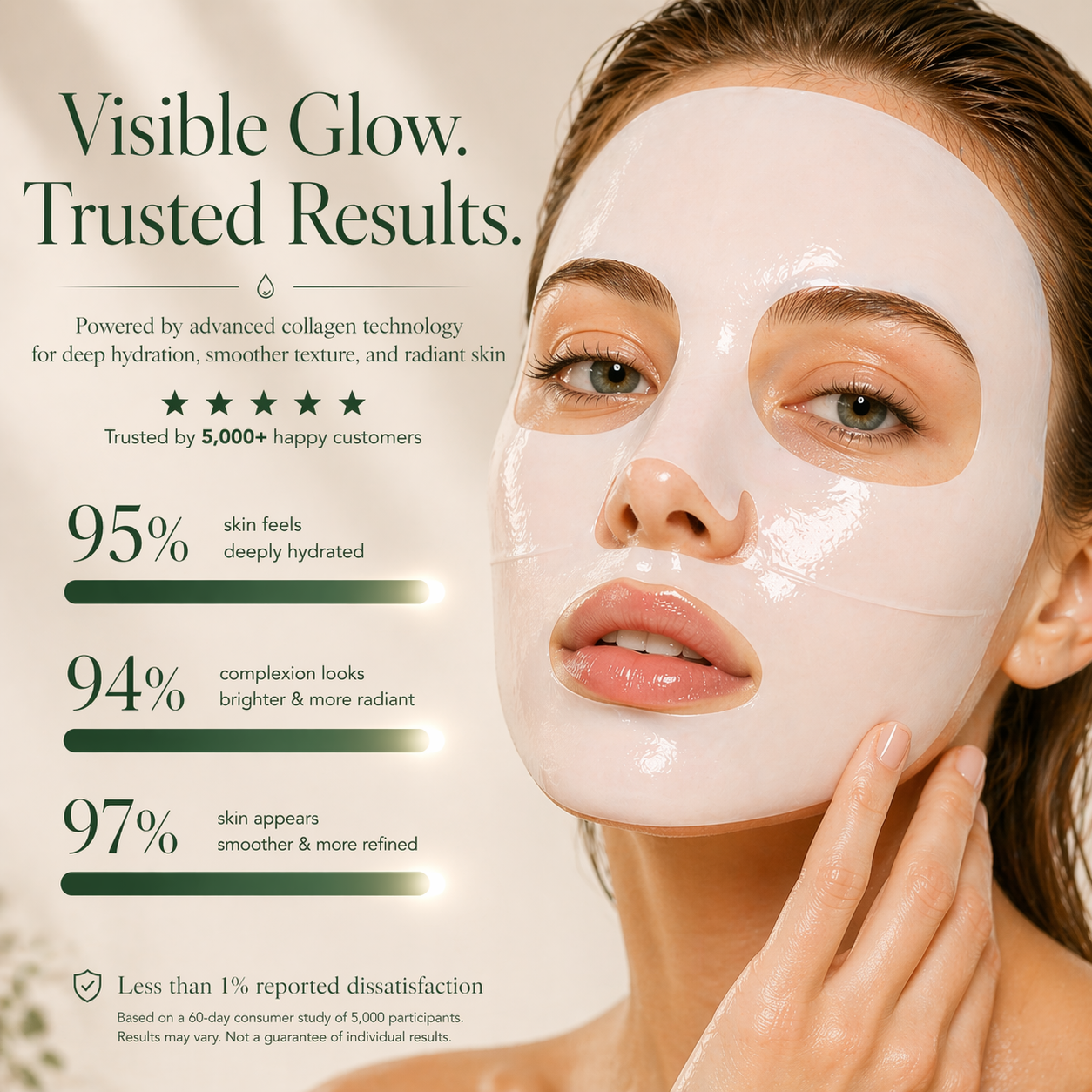 Skin Experts Bio-Collagen Deep Moisture Mask — 4 Pack