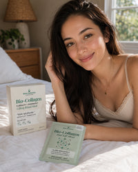 Skin Experts Bio-Collagen mask bedroom lifestyle photo